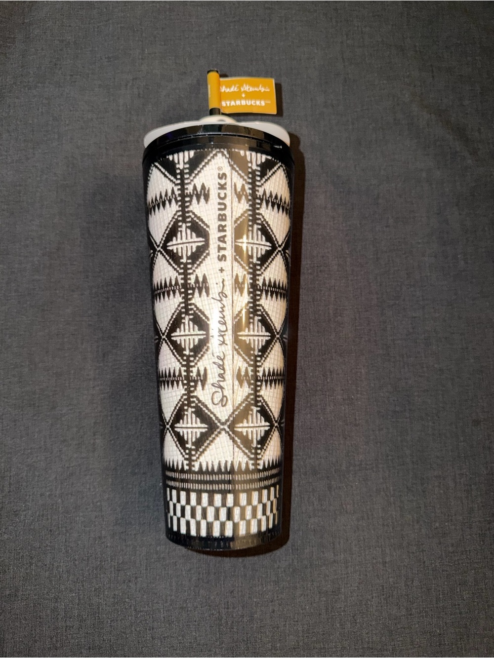 Starbucks x Shadé Akanbi 24oz Cold Cup w/ Straw & Tag